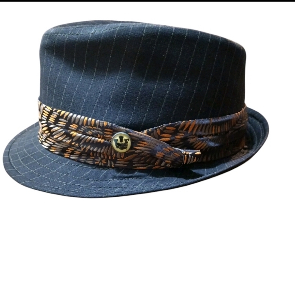 Goorin Bros Hat Fedora Stripe Medium Dark gray